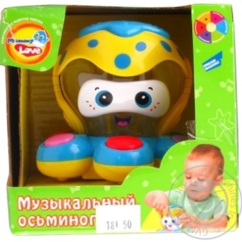Іграшка Музичний центр Восьминіг купить, цены на МегаМаркет - фото 1