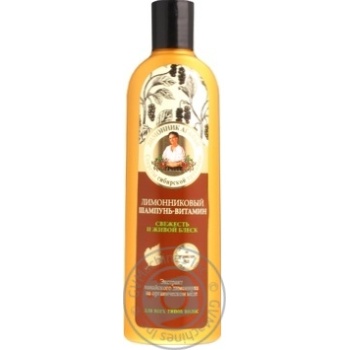 Granny Agafia's Recipes Shampoo Lemongrass for All Hair Types 280ml - buy, prices for MegaMarket - photo 1