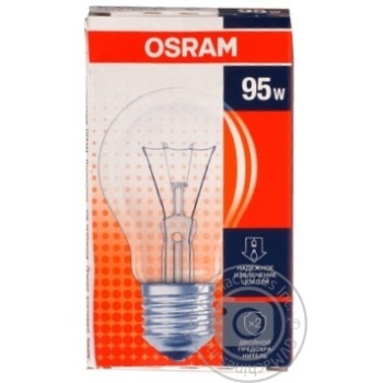 Лампа Osram А розжарювання Clas A 95W E27 x6 купить, цены на МегаМаркет - фото 1