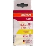 Лампа Osram LED B60 6,5W/830 CL E14 світлодіодна
