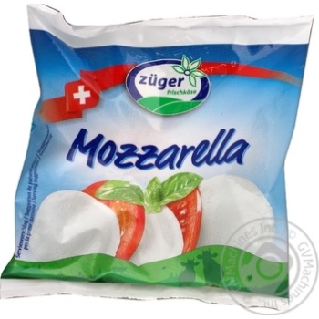 Сыр Züger Frischkäse AG Моцарелла мягкий 40% 125г купить, цены на МегаМаркет - фото 1