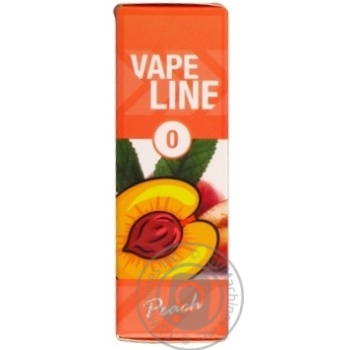 Vape Line Peach Liquid For Electronic Cigarettes 0mg 10ml - buy, prices for MegaMarket - photo 1