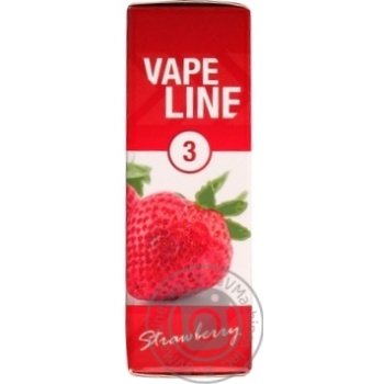 Рідина Vape Line д/елек.сигарет Strawberry 3мг 10мл купити, ціни на МегаМаркет - фото 1