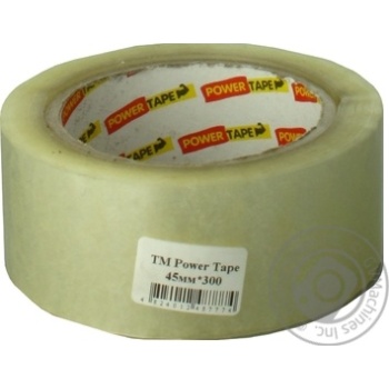Скотч пакувальний Power Tape Standart прозорий 45*300 купить, цены на МегаМаркет - фото 1