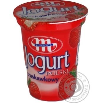 Yogurt Mlekovita strawberries with cream 350g - buy, prices for MegaMarket - photo 2