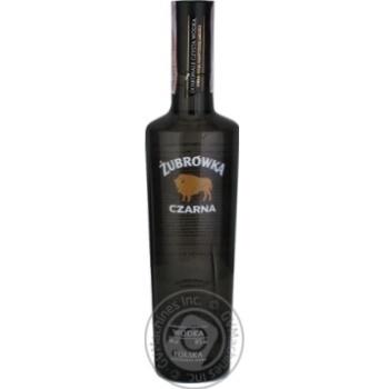 Горілка Zubrowka Czarna 0.5л х12 купить, цены на МегаМаркет - фото 1
