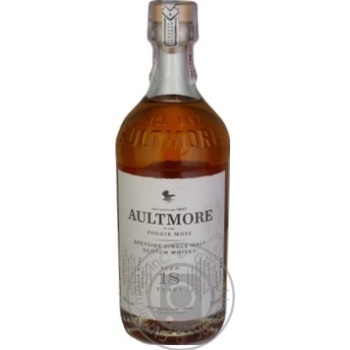 Віскі Aultmore 18 years у тубусі 0,7л х6 купить, цены на МегаМаркет - фото 1