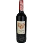 Wine red semisweet 13% 750ml glass bottle Spain