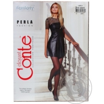 Колготки женские Conte Fantasy Perla 20ден р.2 Grafit - купить, цены на МегаМаркет - фото 3