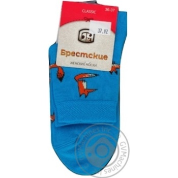 Brestskie Classic Turquoise Women's Socks 23s - buy, prices for - photo 1