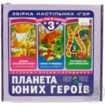 Гра настільна 3 в1Планета юних героїв Art.185082 x6