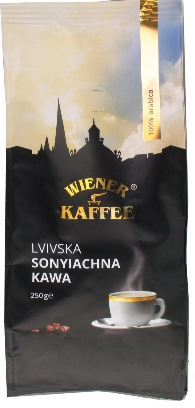 

Кофе Венский кофе Львовская солнечная в зернах 250г