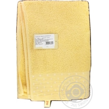 Towel yellow terry - buy, prices for MegaMarket - photo 2