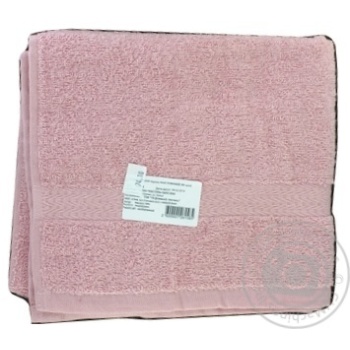 Towel pink terry - buy, prices for MegaMarket - photo 2