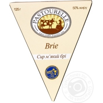 Pastourelle soft cheese brie 50% 125g - buy, prices for MegaMarket - photo 1