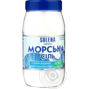 Solena with sodium, potassium sea salt 700g - buy, prices for MegaMarket - photo 1