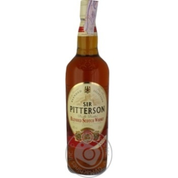 Віскі Sir Pitterson 40% 1л х6 купити, ціни на МегаМаркет - фото 5
