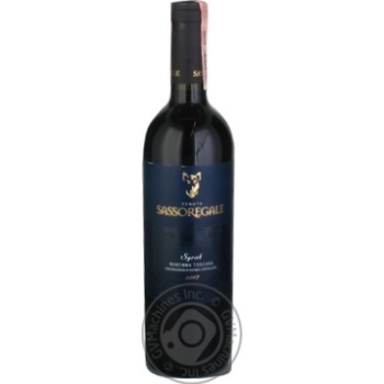 Wine shiraz red dry 13.5% 750ml - buy, prices for MegaMarket - photo 1