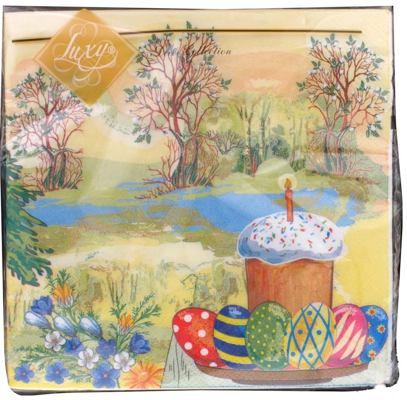 

Серветки Luxy 33*33см 20шт Art.L353706 х20