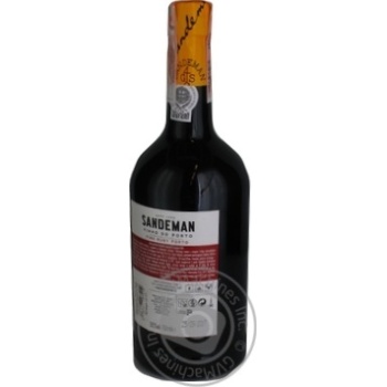 Вино Sandeman Ruby Porto красное крепкое 19,5% 0,75л - купить, цены на МегаМаркет - фото 2