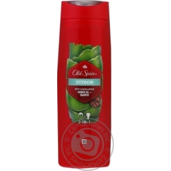 Гель для душа+Шампунь Old Spice Citron 2в1 400мл купить, цены на МегаМаркет - фото 1