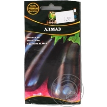 Насіння World of Seeds Баклажан Алмаз 0,2г - купити, ціни на ULTRAMARKET - фото 1