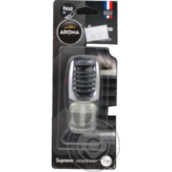 Aroma Car Supreme Black Air Freshener 7ml - buy, prices for MegaMarket - photo 1