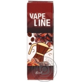 Vape Line Coffee Liquid for Electronic Cigarettes 0mg 10ml