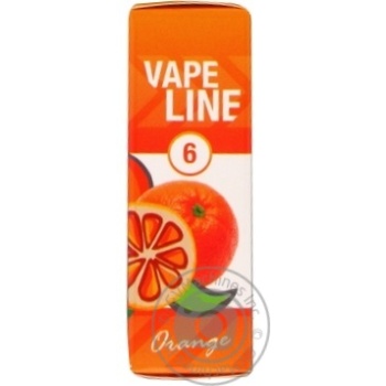 Рідина Vape Line д/елек.сигарет Orange 6мг 10мл купить, цены на МегаМаркет - фото 1