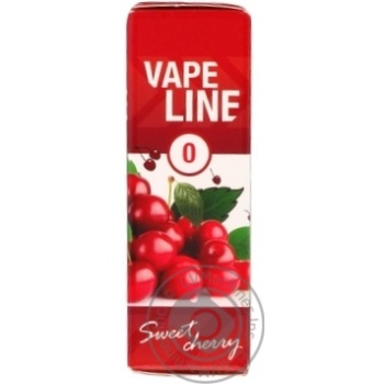 Рідина Vape Line д/елек.сигарет Sweet cherry 0мг 10мл купити, ціни на МегаМаркет - фото 1