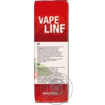 Рідина Vape Line д/елек.сигарет Sweet cherry 0мг 10мл купити, ціни на МегаМаркет - фото 2