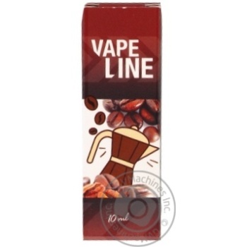 Vape Line Coffee Liquid for Electronic Cigarettes 12mg 10ml - buy, prices for NOVUS - photo 1