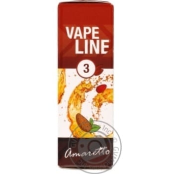 Жидкость Vape Line Amaretto для электронных сигарет 3мг 10мл - купить, цены на NOVUS - фото 1