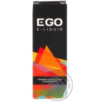 Рідина д/ел.вип.EGO E-liq.Чорн.3mg 10ml - купити, ціни на МегаМаркет - фото 1