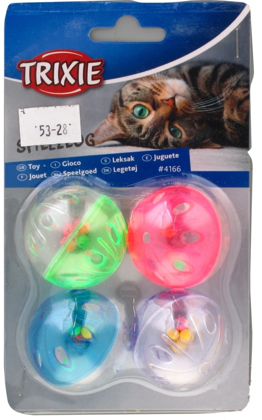 

Игрушка Trixie мячи для кошек 4шт
