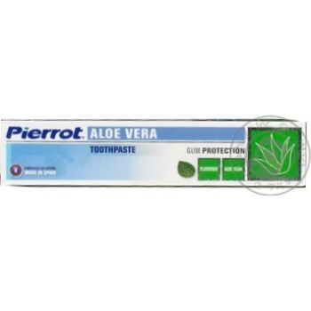 Зубна паста Pierrot Aloe-Vera 75мл х15 купити, ціни на МегаМаркет - фото 1