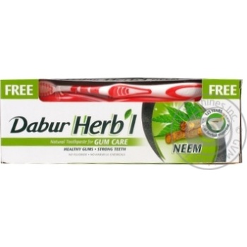 Зубна паста Dabur Herb`l 150г купить, цены на МегаМаркет - фото 1