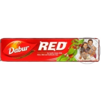 Зубна паста Dabur Red 100г купить, цены на МегаМаркет - фото 1