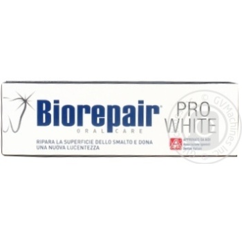Зубна паста Biorepair Pro White 75мл х12 купити, ціни на МегаМаркет - фото 1