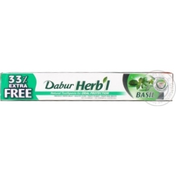 Toothpaste with basil 100g - buy, prices for MegaMarket - photo 1