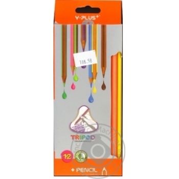 Pencil Y plus 12pcs - buy, prices for MegaMarket - photo 1