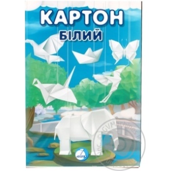 Картон білий АРКУШ А4 7 арк. х25 купити, ціни на МегаМаркет - фото 1