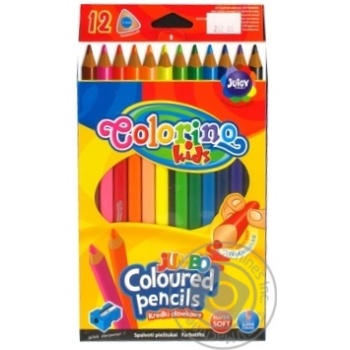 Sharpener Colorino 12colors for drawing - buy, prices for MegaMarket - photo 1