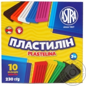 Astra Plasticine 10 Colors 230g