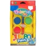 Фарби акварельніJumbo 8 кол. + пензлик COLORINO