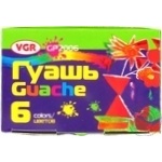 Фарби гуашеві в баночках VGR 6 кол.*20мл арт. GP2006 х6