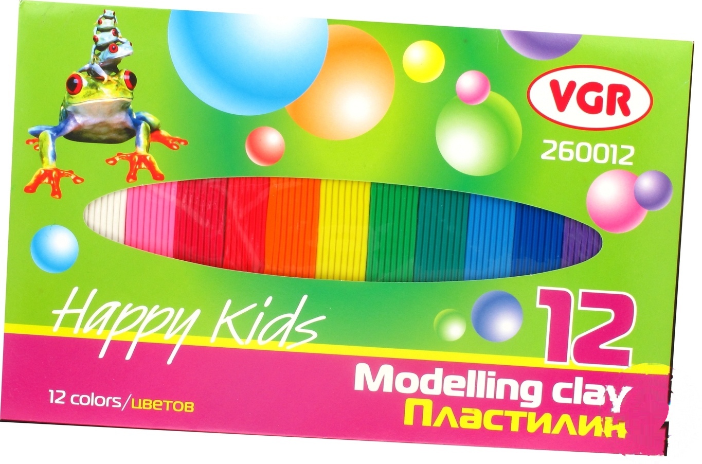 

Пластилин VGR 12 цветов