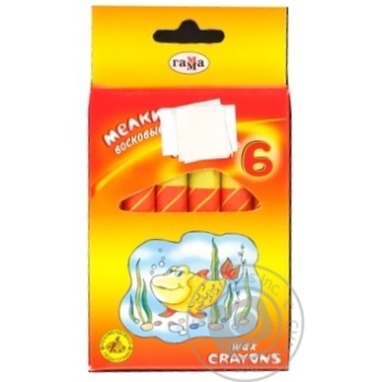 Gamma Cartoons Wax Swept 1.1cm*6pcs - buy, prices for MegaMarket - photo 1