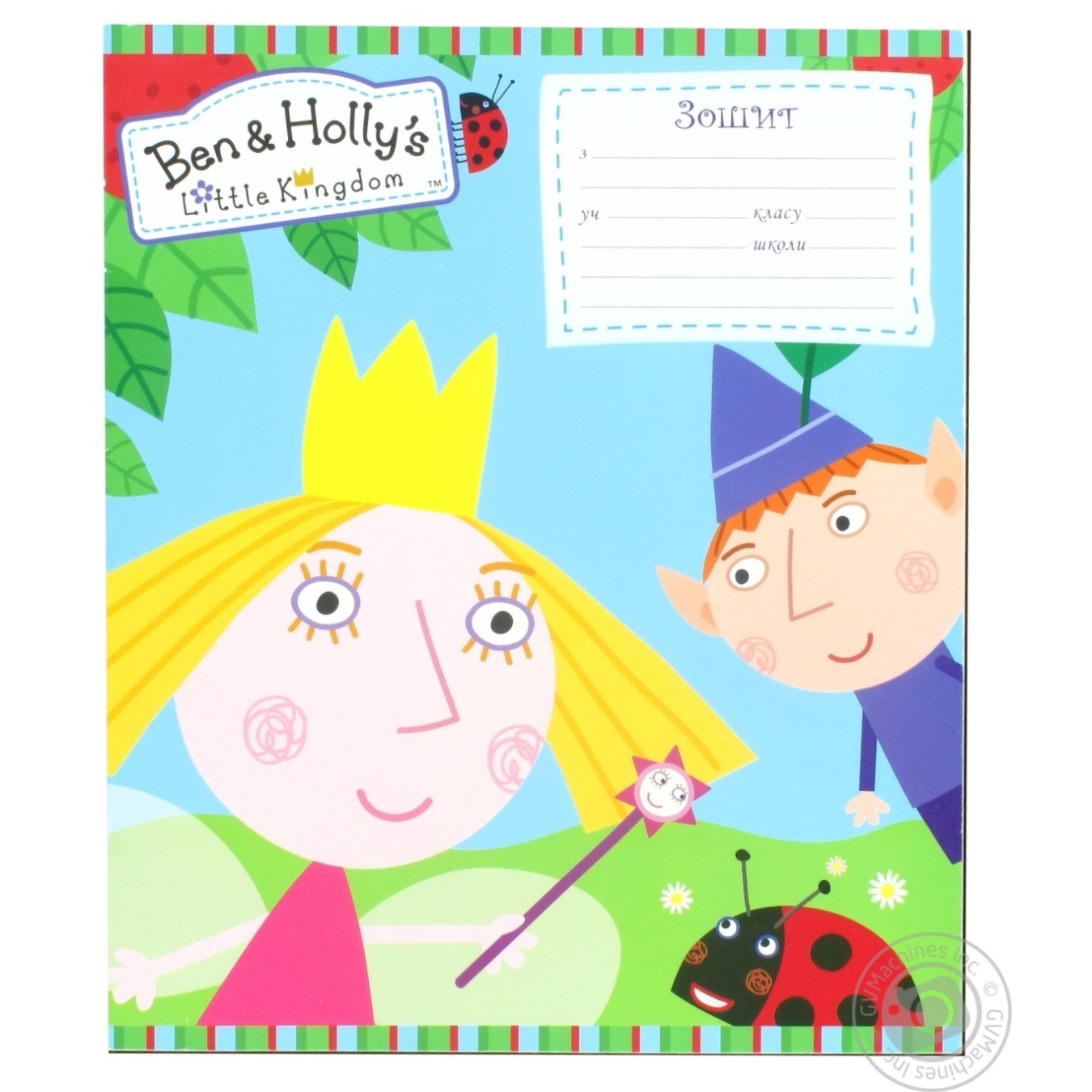 

Тетрадь Ben & Holly`s Little Kingdom школьный в линейку 18 листов