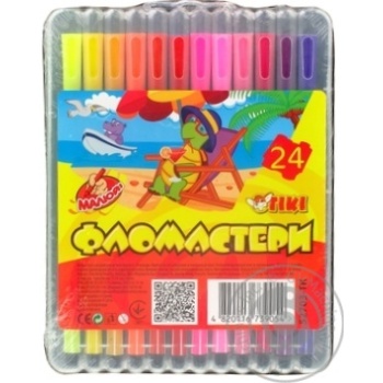 Markers Tiki 24colours - buy, prices for MegaMarket - photo 1
